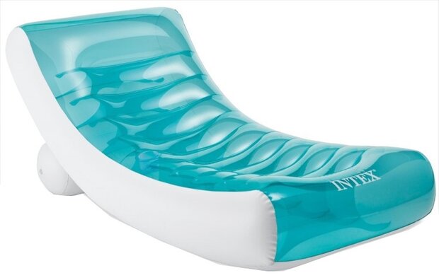 loungestoel blauw 188 x 99 cm