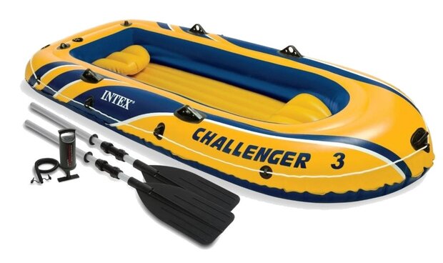 opblaasboot Challenger 3 set 3-persoons 4-delig