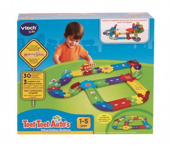 Toet Toet Auto: wegdelen Deluxe 30-delig
