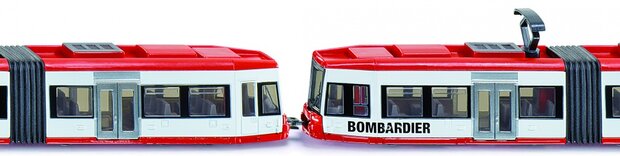 Bombardier tram rood/wit (1895)