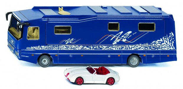 Volkner camper met Wiesmann Roadster MF5 sportwagen (1943)