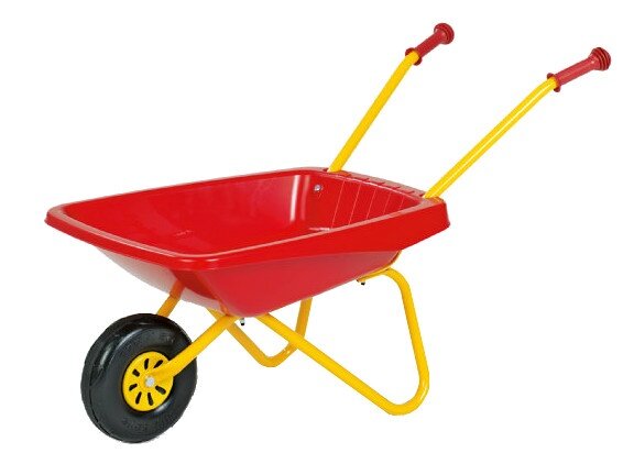 kunststof kruiwagen rood