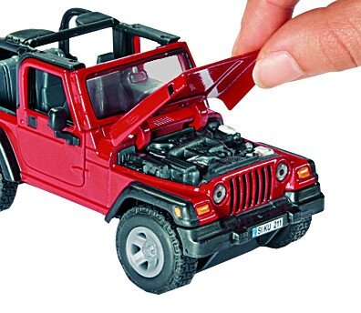Jeep Wrangler 1:32 rood