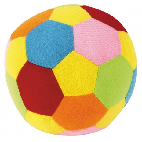 zachte bal met rammelaar Happy World 18 cm