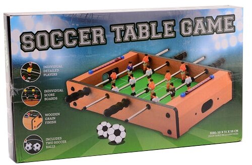 tafelvoetbalspel 50 x 31 cm
