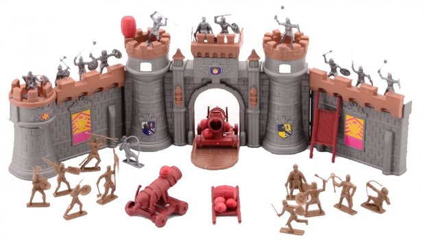Medieval Knights ridders met kasteel 37-delig