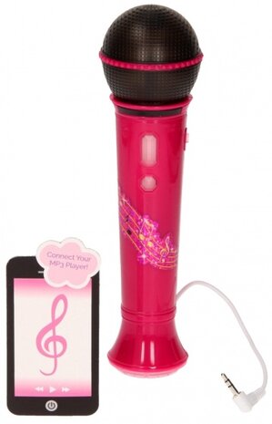 microfoon Sing Along roze 22 cm