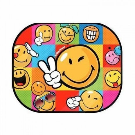 zonnescherm Smiley set 2 stuks