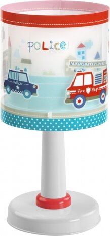 tafellamp Police glow in the dark junior 30 cm E14 40W