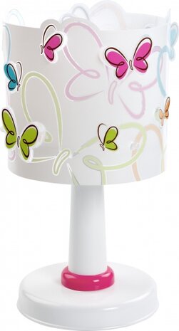 tafellamp Butterfly junior 29 x 15 cm E14 40W wit