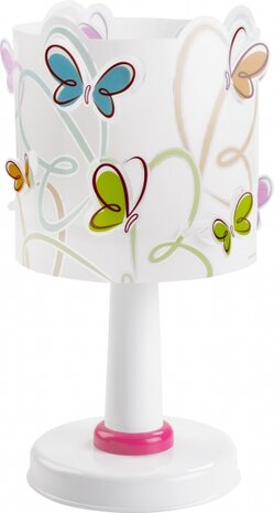 tafellamp Butterfly junior 29 x 15 cm E14 40W wit