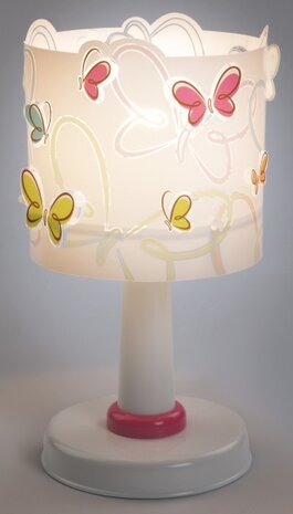 tafellamp Butterfly junior 29 x 15 cm E14 40W wit