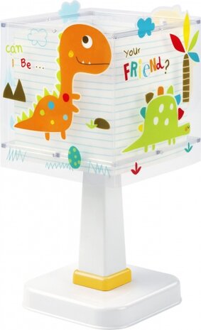 tafellamp Dinos glow in the dark 29 cm E14 40W wit