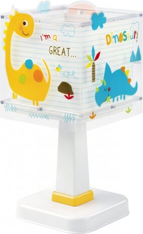 tafellamp Dinos glow in the dark 29 cm E14 40W wit