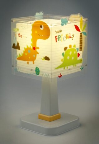 tafellamp Dinos glow in the dark 29 cm E14 40W wit
