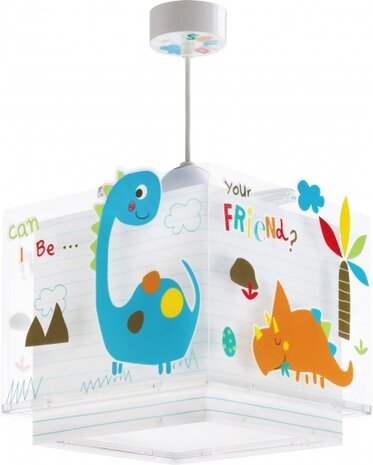 hanglamp Dinos glow in the dark 26 cm E27 60W wit
