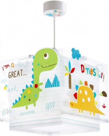 hanglamp Dinos glow in the dark 26 cm E27 60W wit