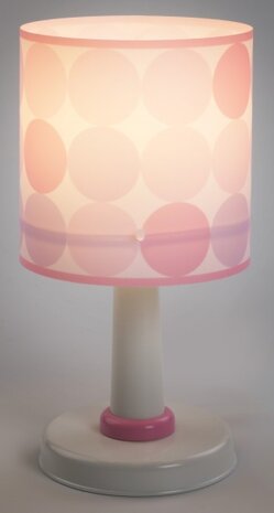 tafellamp Colors meisjes 15 x 30 cm E14 40W roze