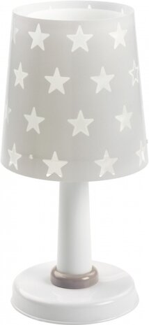 tafellamp Stars glow in the dark 30 cm E14 40W grijs