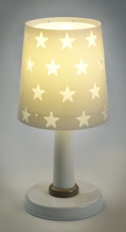 tafellamp Stars glow in the dark 30 cm E14 40W grijs
