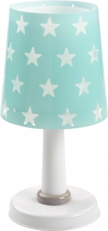 tafellamp Stars glow in the dark 30 cm E14 turquoise