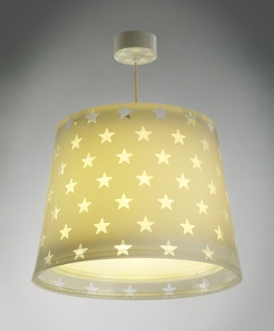 hanglamp Stars glow in the dark 33 cm E27 60W grijs
