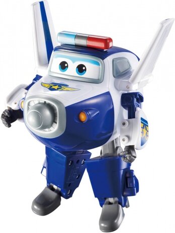 speelfiguur Transforming! Paul 12 cm wit/blauw