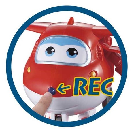 speelfiguur Jett Record &#039;n Talk 18 cm rood