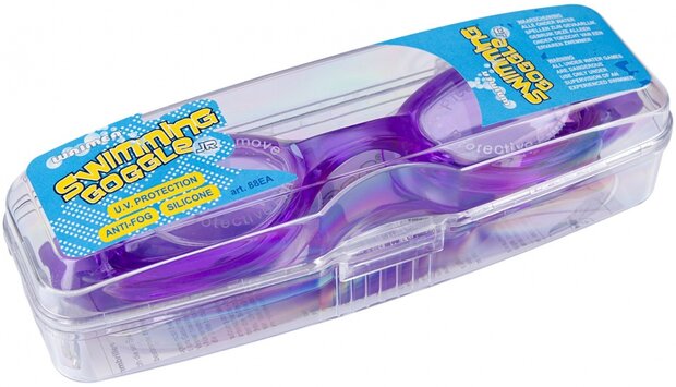 zwembril junior polycarbonaat paars one-size