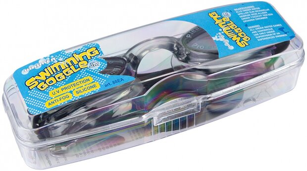 zwembril junior polycarbonaat zwart one-size