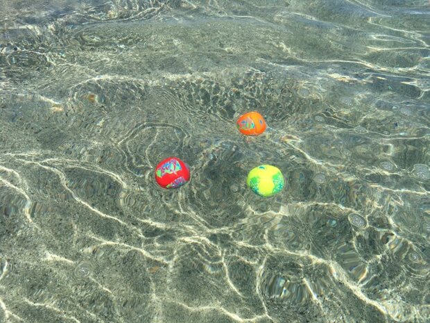 waterballen 5 cm geel/oranje/rood 3 stuks