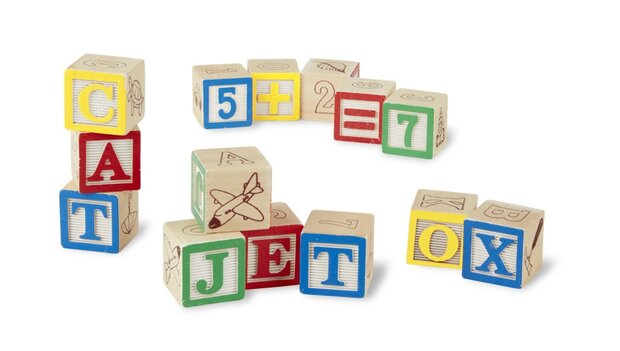 cijfer- en letterblokken