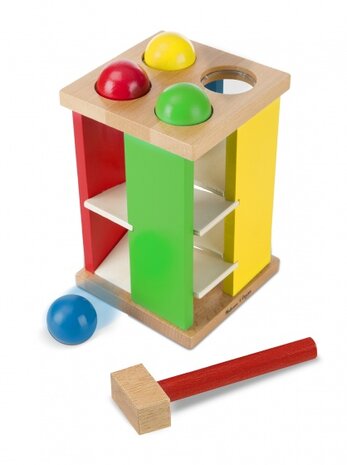 hamerbank met ballen