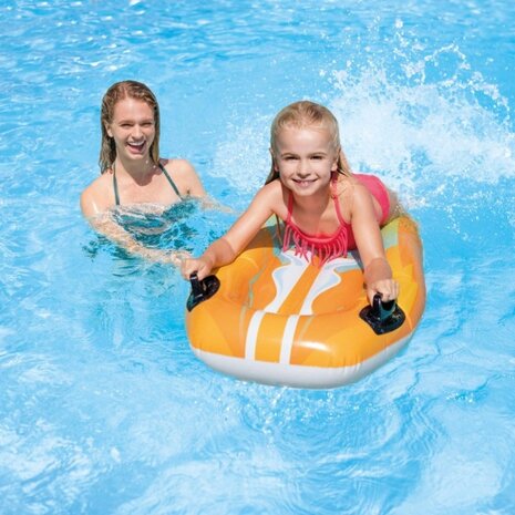 opblaasbaar bodyboard Joy Rider 112 cm geel