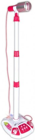 iGirl Showtime Stage microfoon met standaard roze