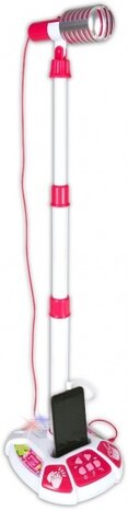 iGirl Showtime Stage microfoon met standaard roze