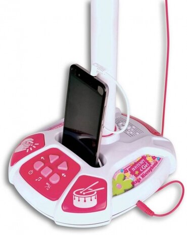iGirl Showtime Stage microfoon met standaard roze