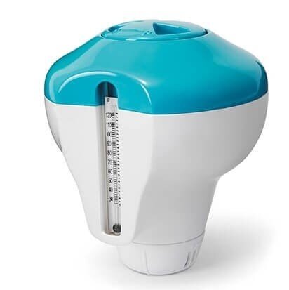 2-in-1 chloordrijver met thermometer 20 gram tabs