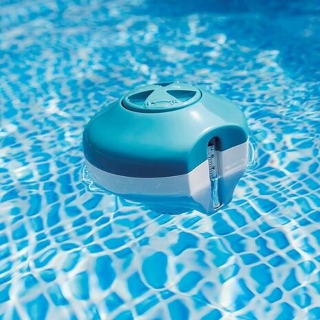 2-in-1 chloordrijver met thermometer 20 gram tabs