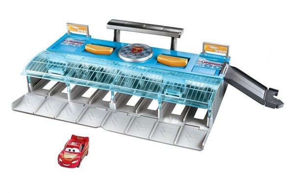 Cars 3 lanceerbaan Ultimate Launcher blauw 31 cm