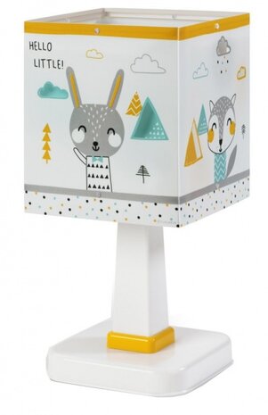 tafellamp Hello Little junior 29 cm E14 40W wit