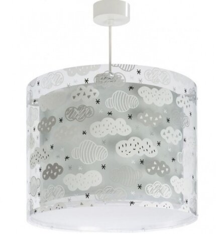 hanglamp Clouds junior 26 cm E27 60W grijs