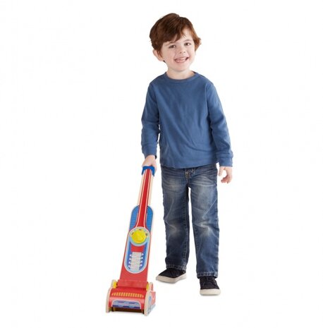 houten stofzuiger 60 cm met accessoires