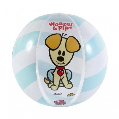Woezel en Pip Strandbal diameter 50 cm