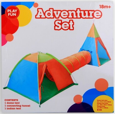 speeltenten set multicolor