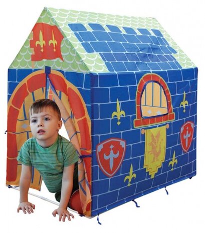 speeltent ridder 92 x 68 x 102 cm blauw