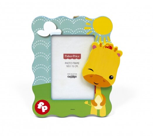 houten fotolijstje giraffe 10 x 15 junior