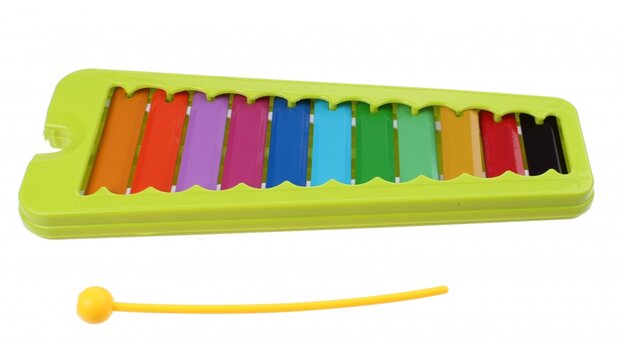 xylofoon 30 cm limegroen