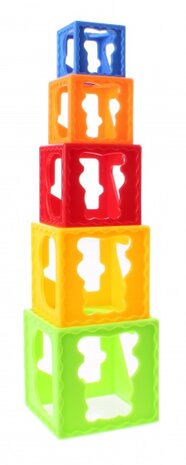 stapeltoren Stack Cube 5-delig