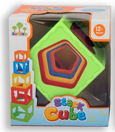 stapeltoren Stack Cube 5-delig